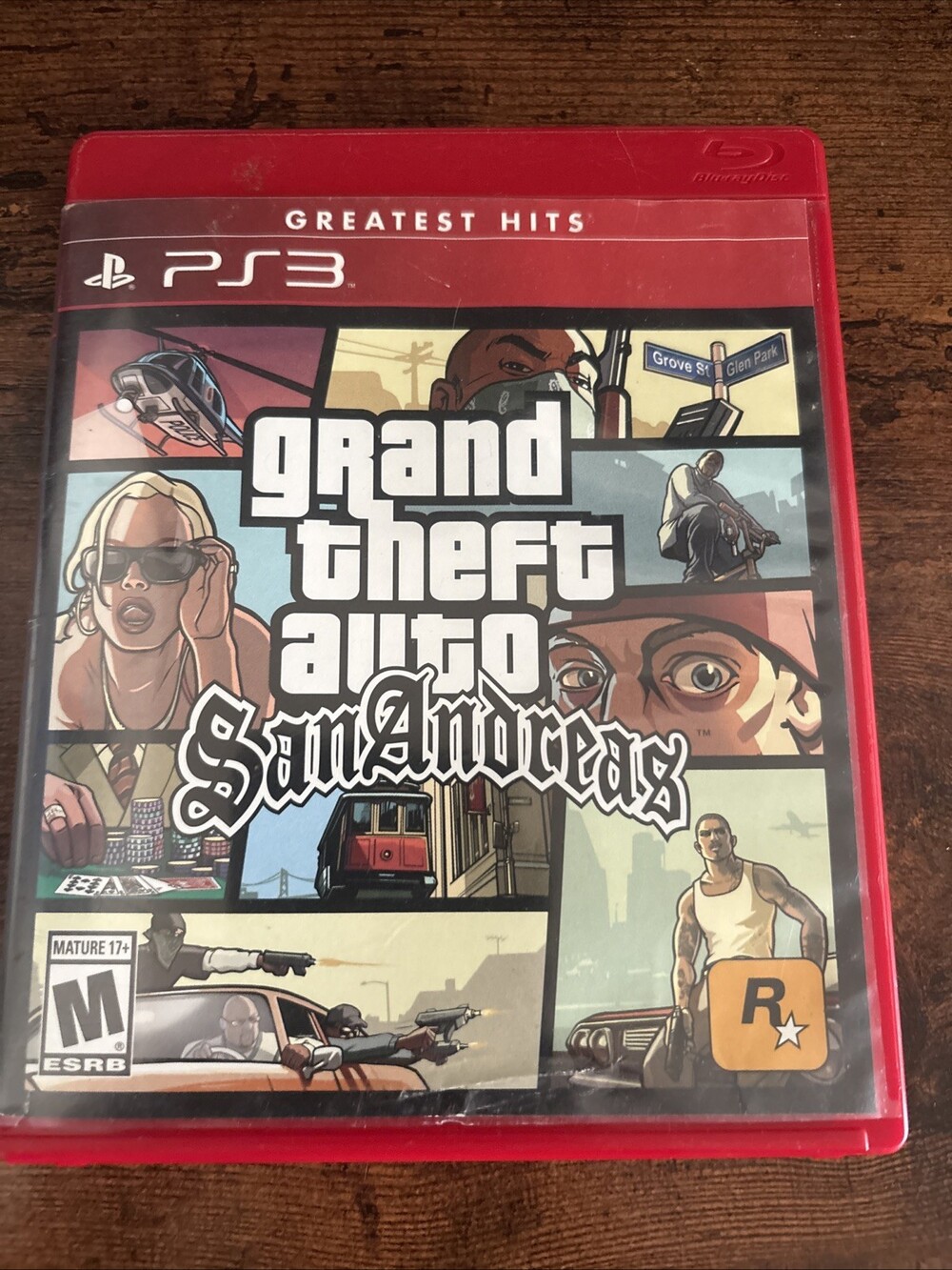 Grand Theft Auto San Andreas Greatest Hits PS3 Has Map /No Manual